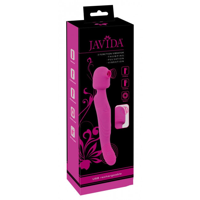 Javida 3 Function Vibrator Pink