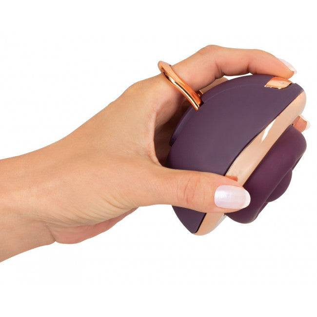 White Rotating Vulva Massager