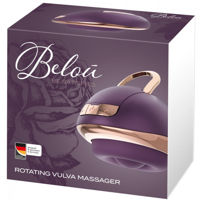 White Rotating Vulva Massager