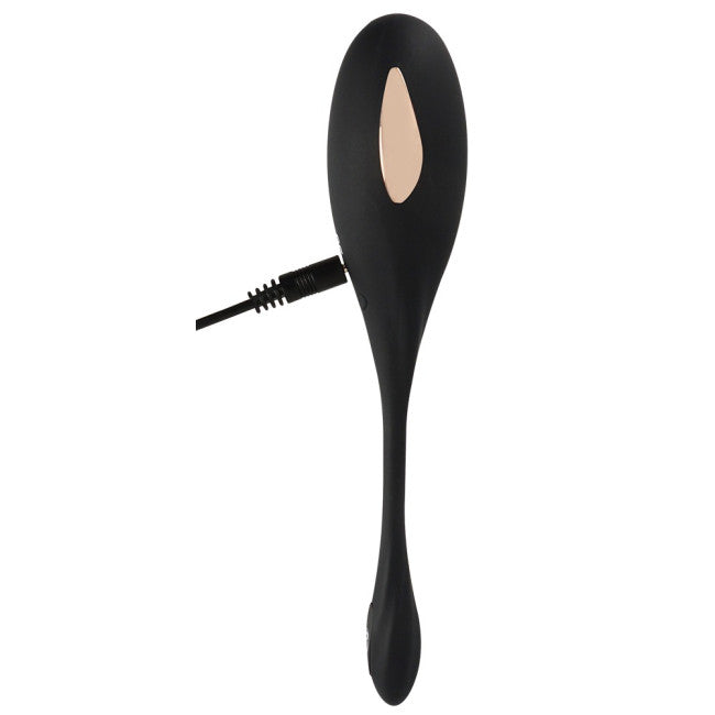 XouXou Vibrating E-Stim RC Love Ball Black