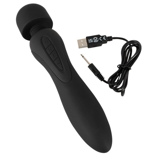 XouXou E-Stim Wand & Vibrator Black