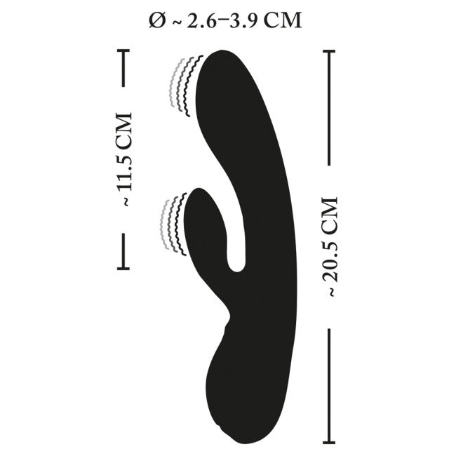 XouXou e-Rabbit Vibrator Black