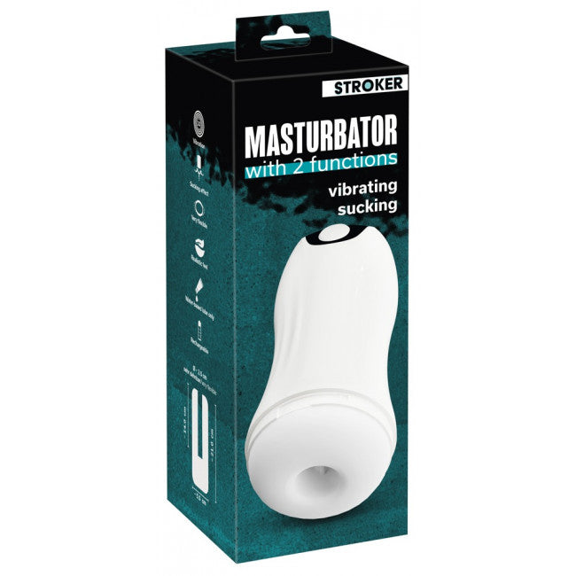 Stroker Masturbator with 2 Functions White
