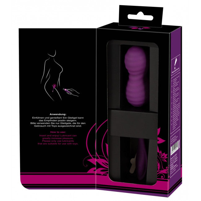 Javida RC Love Balls with 2 Functions Vibration & Thrusting Purple