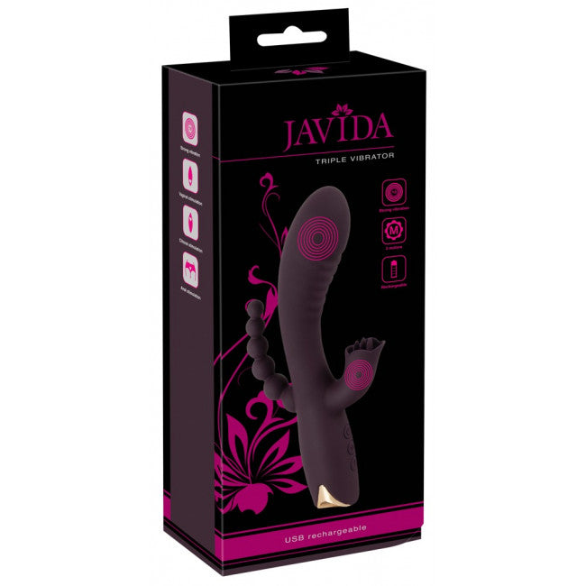 Javida Triple Vibrator 556947 Purple