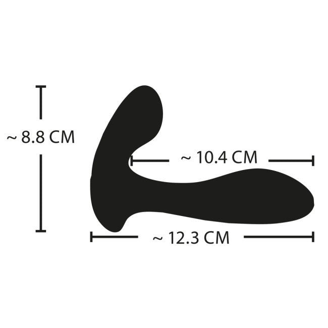 XouXou RC E-Stim G&P-Spot Vibrator Black