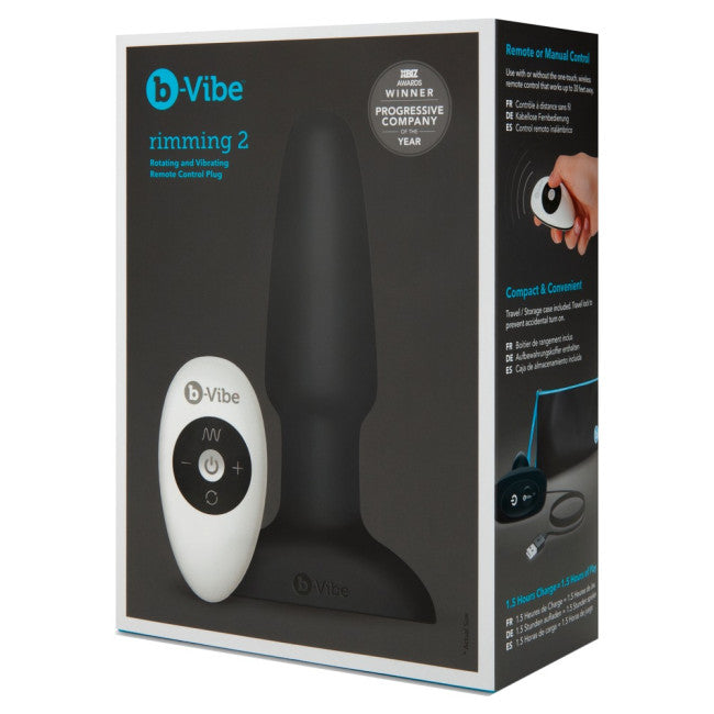 b-Vibe Rimming Plug 2 Black