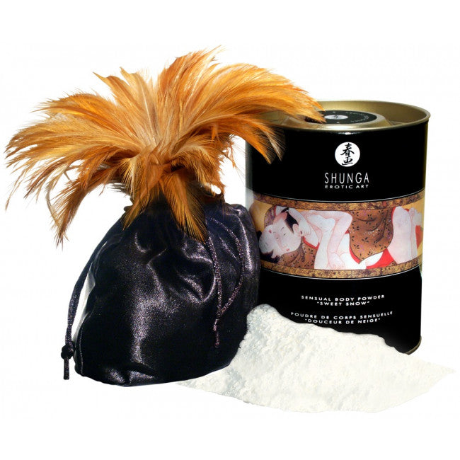 Shunga Sensual Body Powder Sweet Snow Exotic Fruits 228g