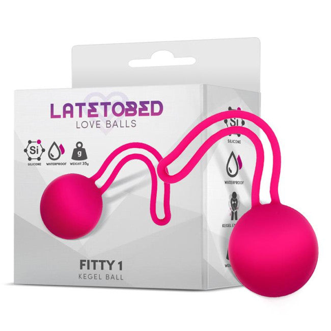 LateToBed Fitty 1 Dumbbell Kegel Ball Fuchsia 35g