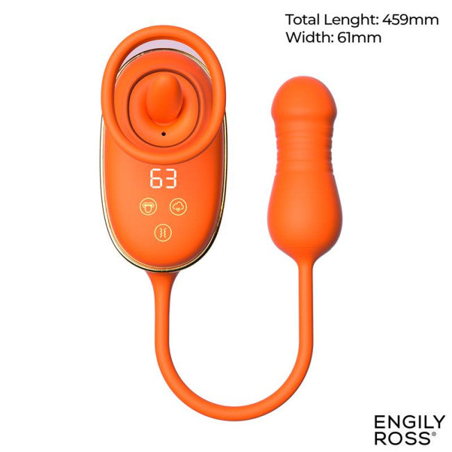 Engily Ross Lizer Pro Vacuum Pump Licking Tongue Stimulator & Thrusting Egg