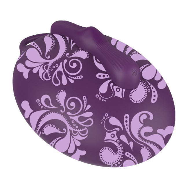 Bouncy Bliss Flow Sit-On Vibrator Purple
