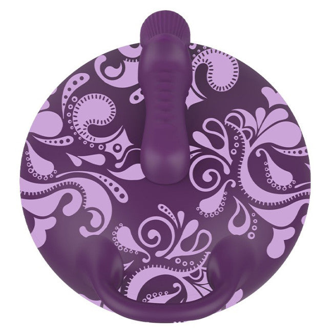 Bouncy Bliss Flow Sit-On Vibrator Purple