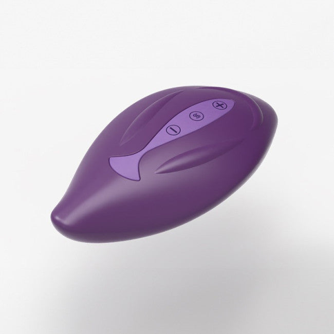 Bouncy Bliss Flow Sit-On Vibrator Purple