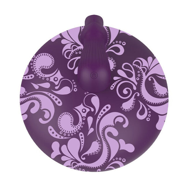 Bouncy Bliss Flow Sit-On Vibrator Purple