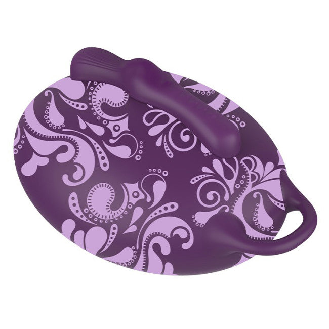 Bouncy Bliss Flow Sit-On Vibrator Purple