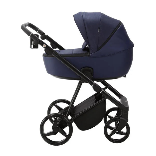 ADAMEX Combined stroller Blanc Standard Blue