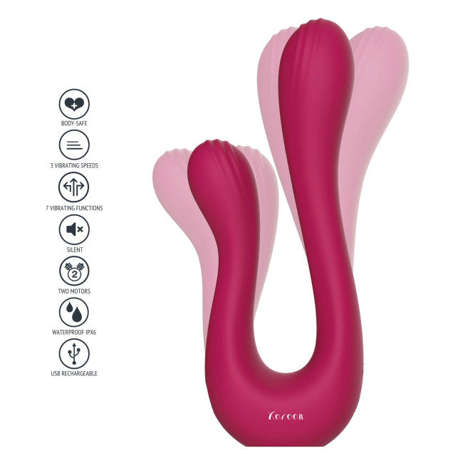 Xocoon Sync Sensation Vibrator Fuchsia