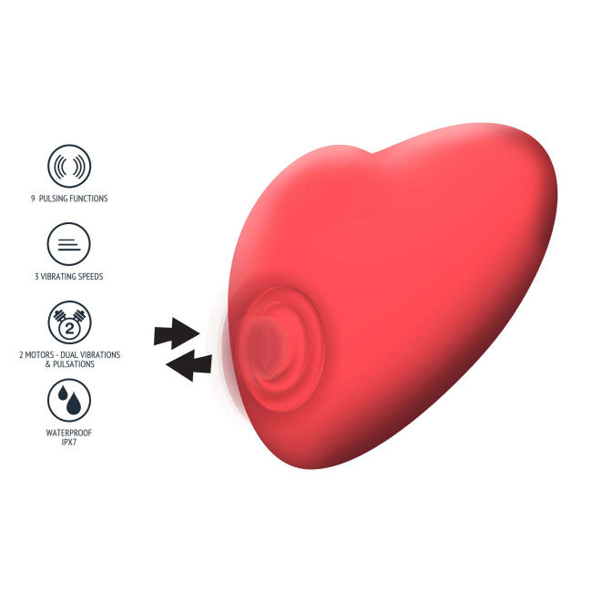 Xocoon Heartbeat Pulsating Stimulator Red