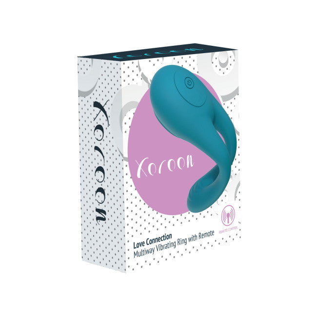 Xocoon Love Connection Couples Ring Petrol