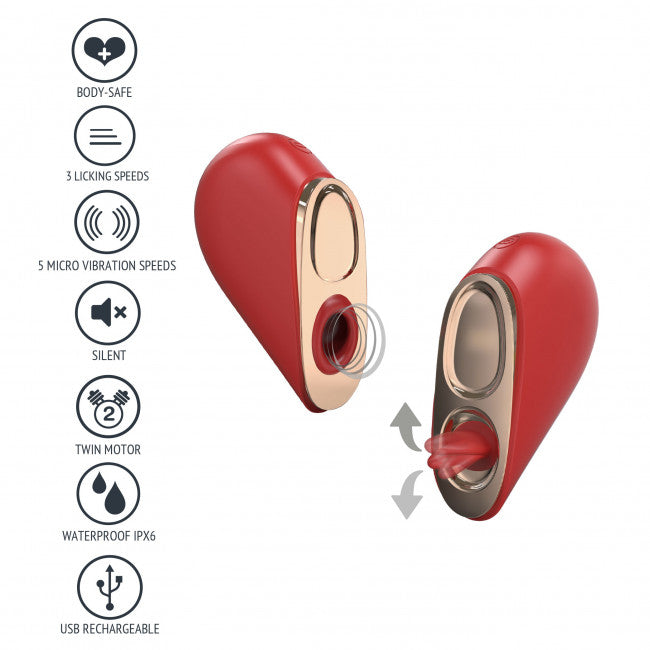Xocoon Heartbreaker 2-in-1 Stimulator Red
