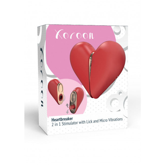 Xocoon Heartbreaker 2-in-1 Stimulator Red
