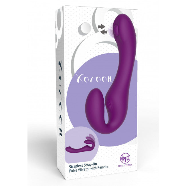 Xocoon Strapless Strap-On Pulse Vibe Purple