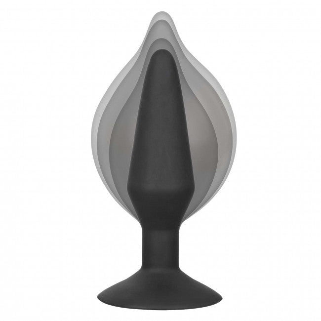 CalExotics Large Silicone Inflatable Plug Black