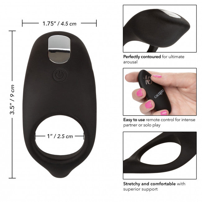 CalExotics Silicone Remote Foreplay Set Black