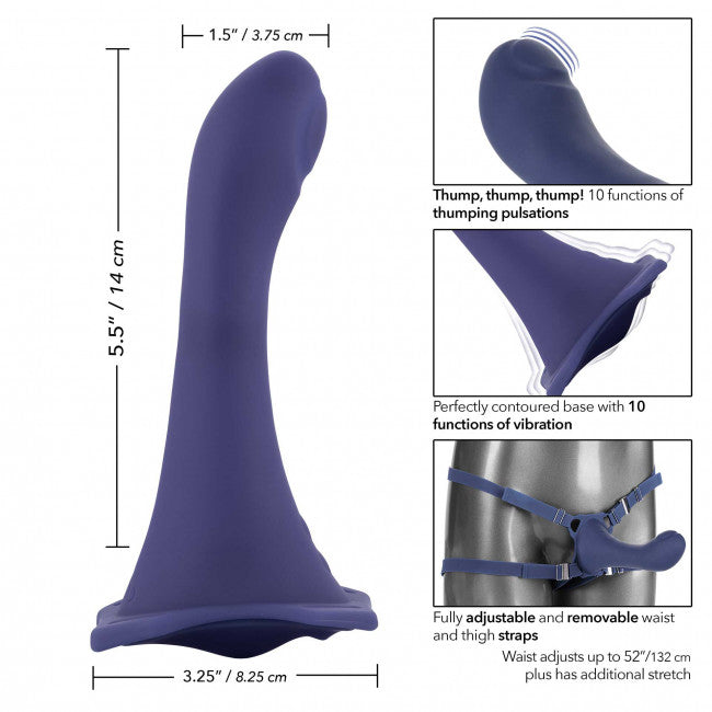 CalExotics Her Royal Harness Me2 Thumper