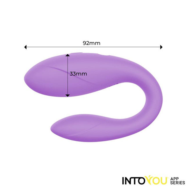 InToYou App Series Couple Toy with App Premium Silicone Lavender