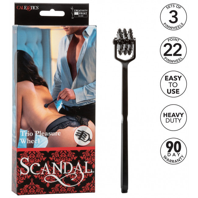 CalExotics Scandal Trio Pleasure Wheel Black