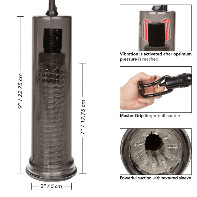 CalExotics Optimum Power Vibro Air Pump Black