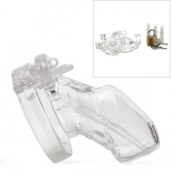 CB-X CB-3000 Male Chastity Device Clear