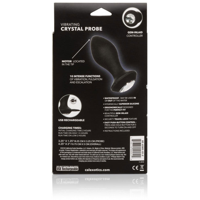 CalExotics Vibrating Crystal Probe Black