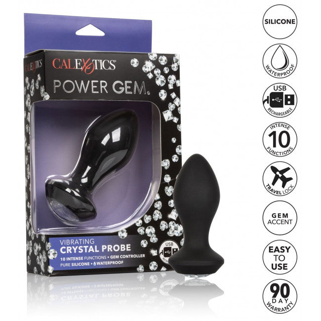 CalExotics Vibrating Crystal Probe Black