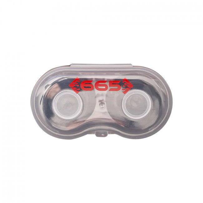665 Super Silicone Nipple Suckers with Travel Case Black