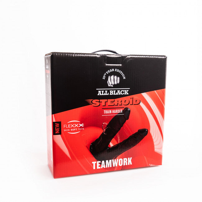 All Black Steroid Teamwork Dildo