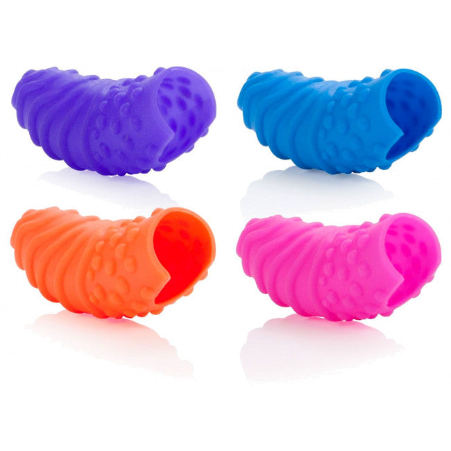 CalExotics Silicone Finger Swirls 4 pack