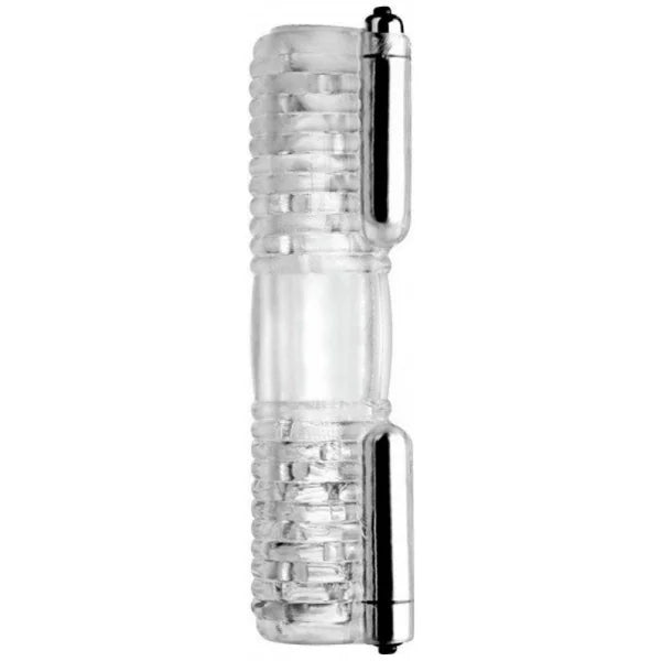 Tom of Finland Vibrating double-sided masturbator Head to Head 26.5 cm
