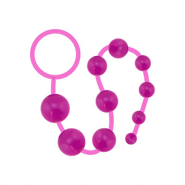 LateToBed G.Flex Bendable Thai Anal Beads Pink