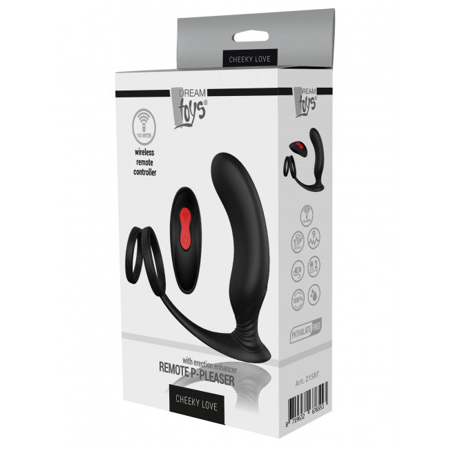 Dream Toys Cheeky Love Remote P-Pleaser Black