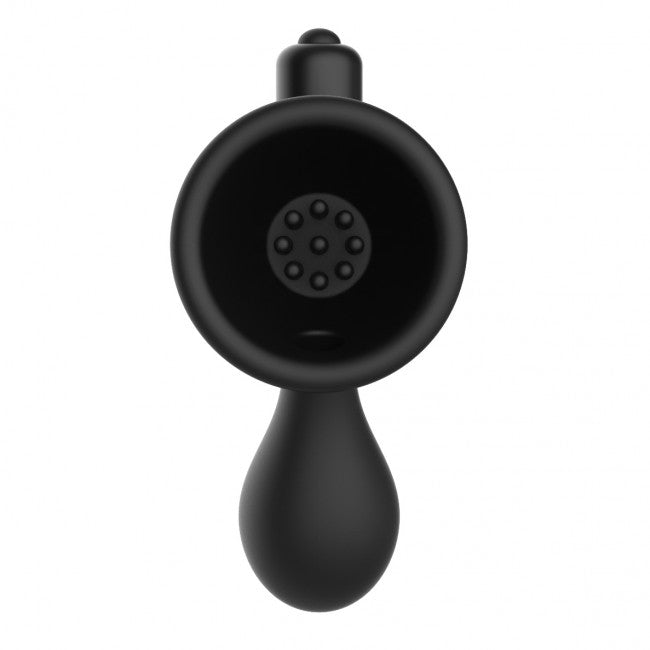 Dream Toys Pleasure Pumps Vibrating Nipple Teasers Black