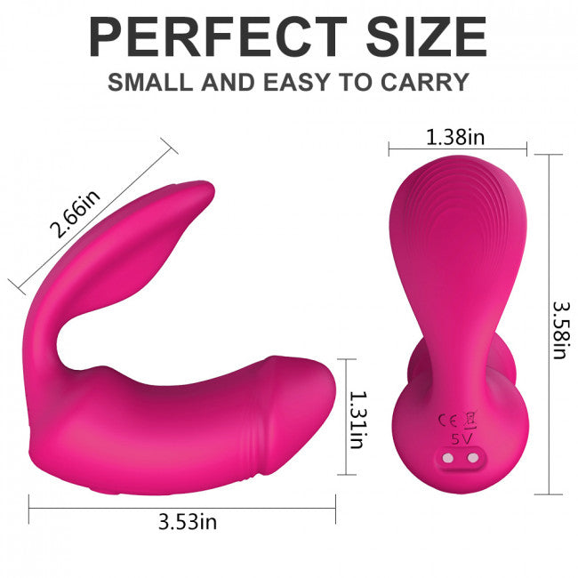 Dream Toys Vibes of Love Remote Duo Pleaser Pink