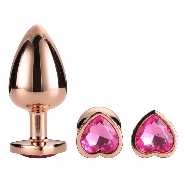 Dream Toys Gleaming Love Plug Rose Gold Set