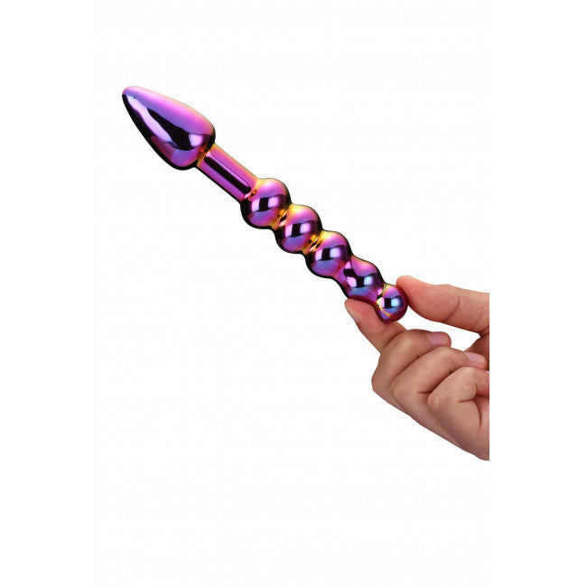 Dream Toys Glamor Glass Ridged Anal Dildo