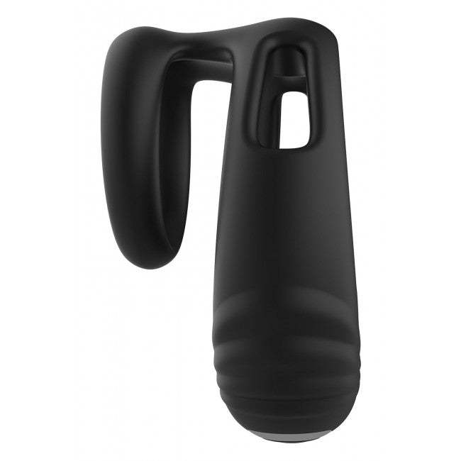Dream Toys Ramrod Strong Vibrating Cockring with Remote Black