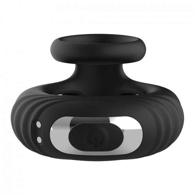 Dream Toys Ramrod Strong Vibrating Cockring with Remote Black