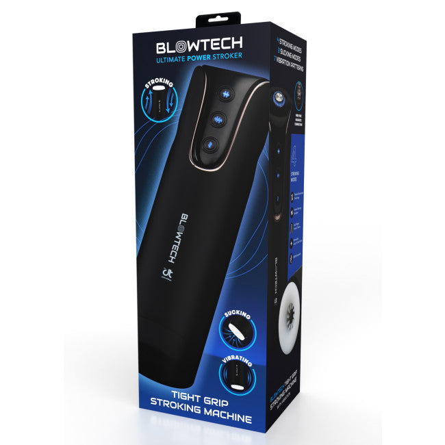 Dream Toys Blowtech Tight Grip Stroking Machine Black