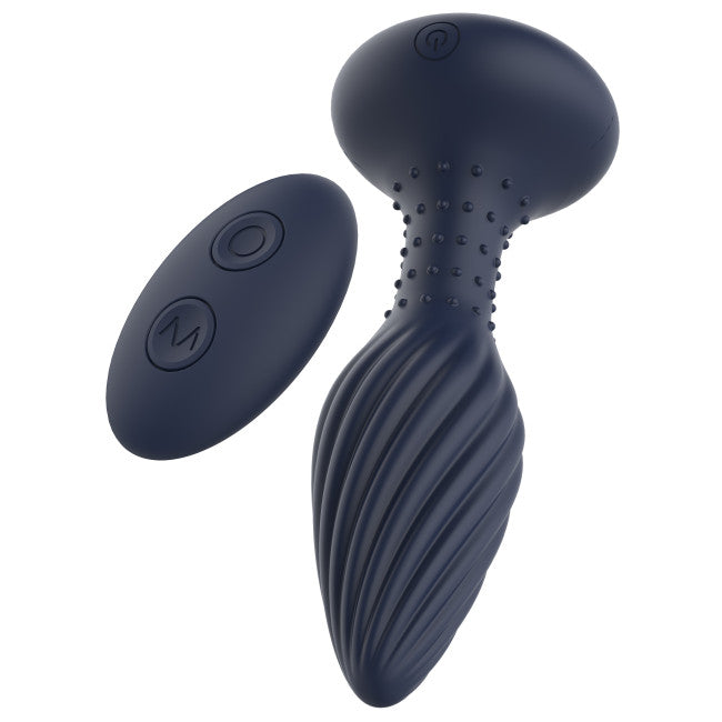 Dream Toys Startroopers Triton Vibrating Anal Plug Blue