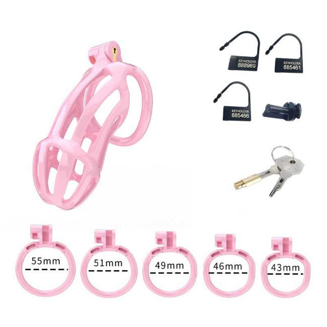 Rimba P-Cage PC02 Penis Cage Size L Pink